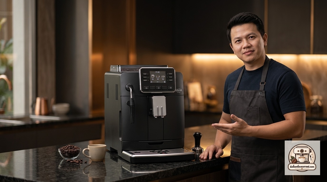 รับซื้อเครื่องชงกาแฟ Gaggia Cadorna Style ภาพสินค้าและพรีเซนเตอร์